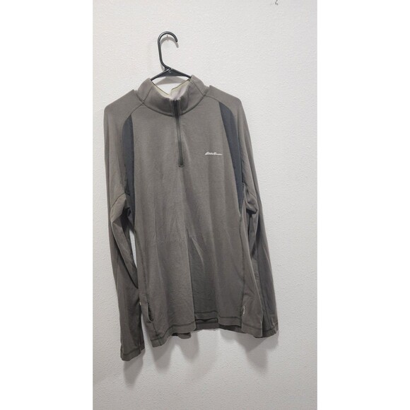 Eddie Bauer Shirt Mens T2XL Active Fit Athletic 1/4 Zip Pullover Outdoors Casual - Picture 3 of 6
